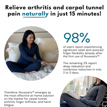Nuvexaris™ 3-in-1 Hand Massager: A Comprehensive At-Home Hand Care Solution