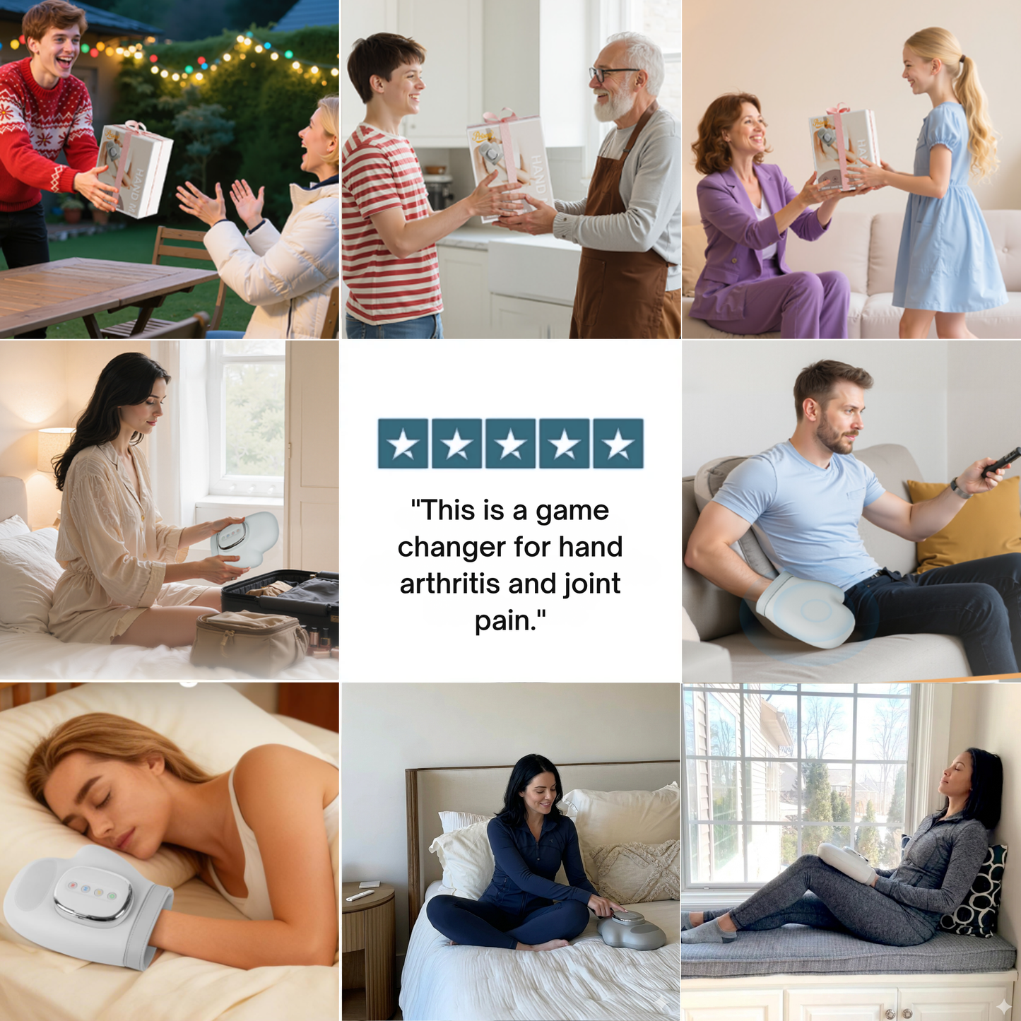 Nuvexaris™ 3-in-1 Hand Massager: A Comprehensive At-Home Hand Care Solution