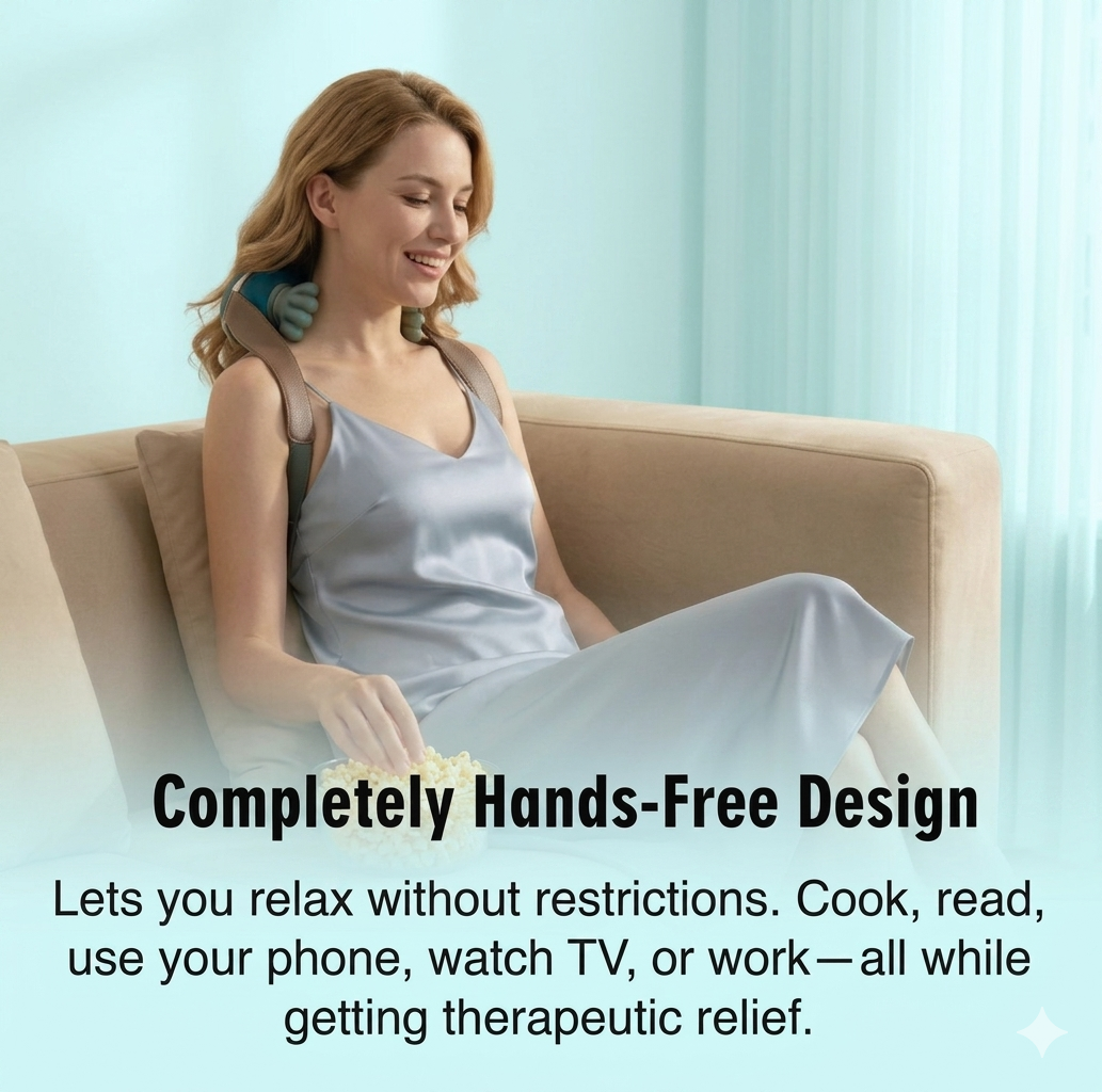 Nuvexaris™-3-in-1 Neck Massager