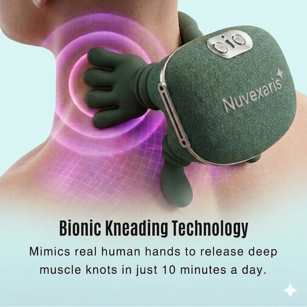 Nuvexaris™-3-in-1 Neck Massager
