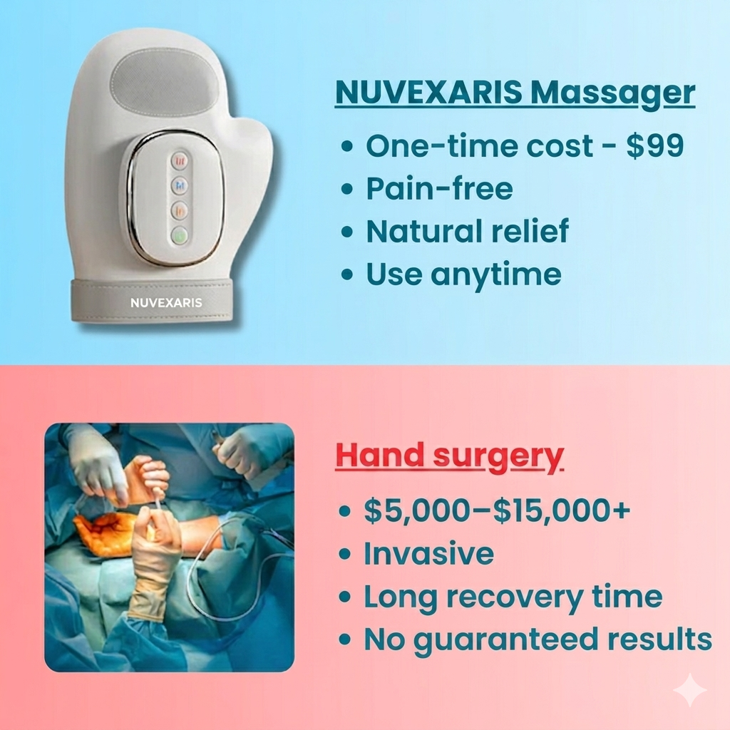 Nuvexaris™ 3-in-1 Hand Massager