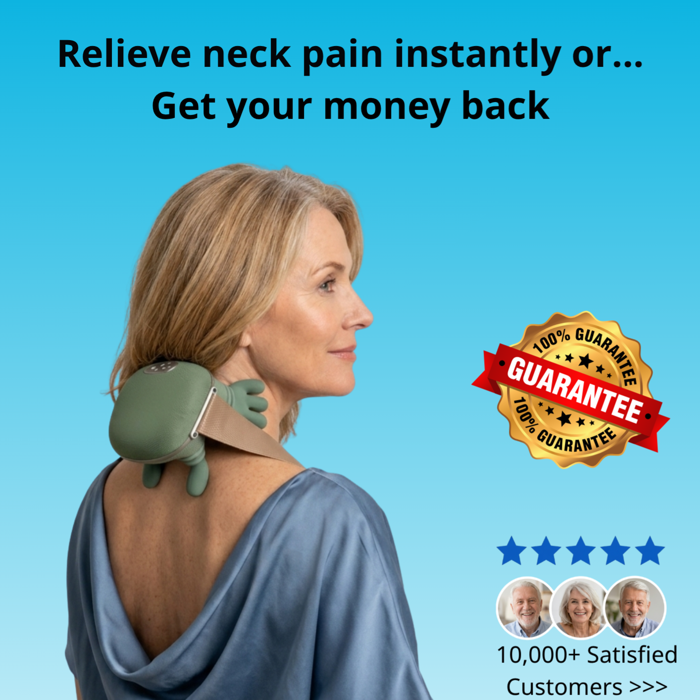Nuvexaris™-3-in-1 Neck Massager